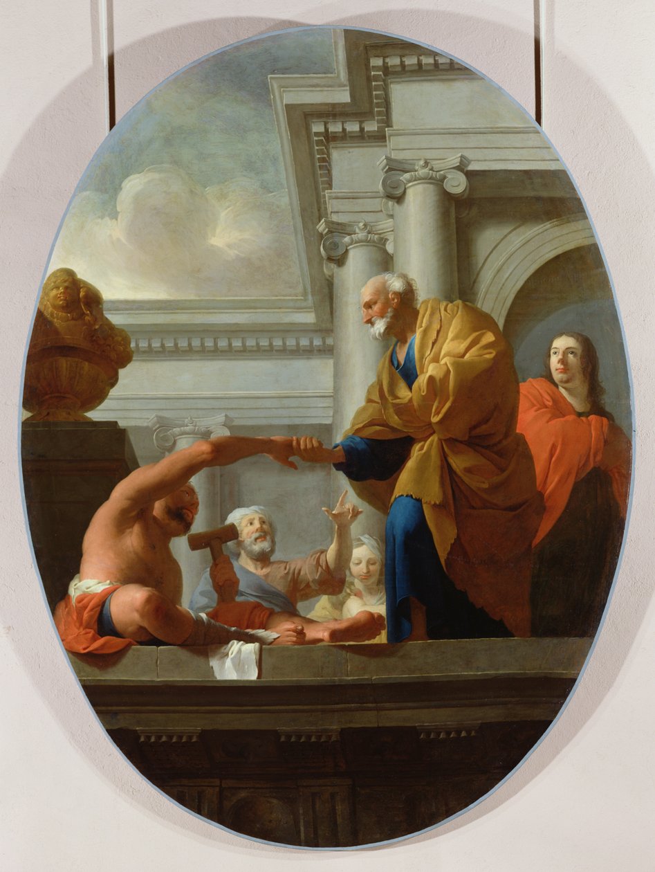 St Peter Healing a Paralytic by Pierre Subleyras