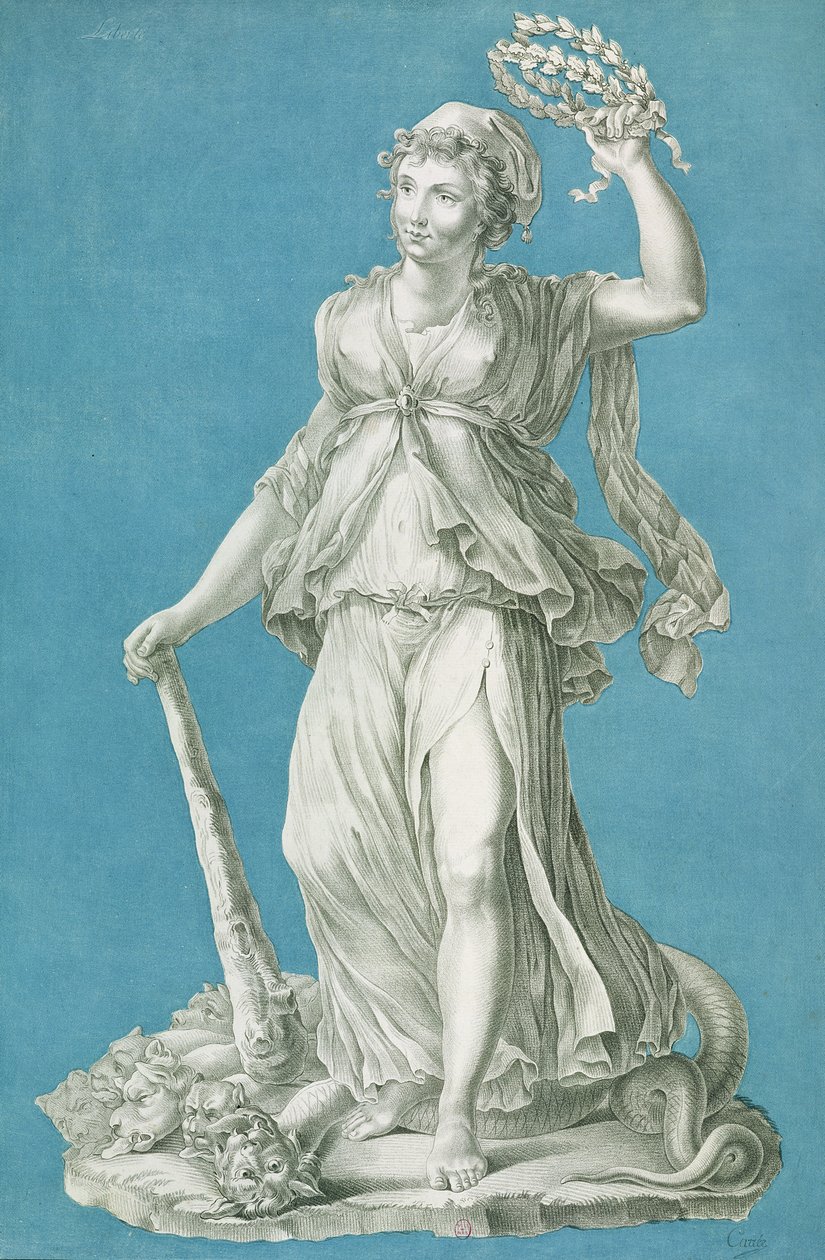 Liberty by Pierre Thomas Le Clerc