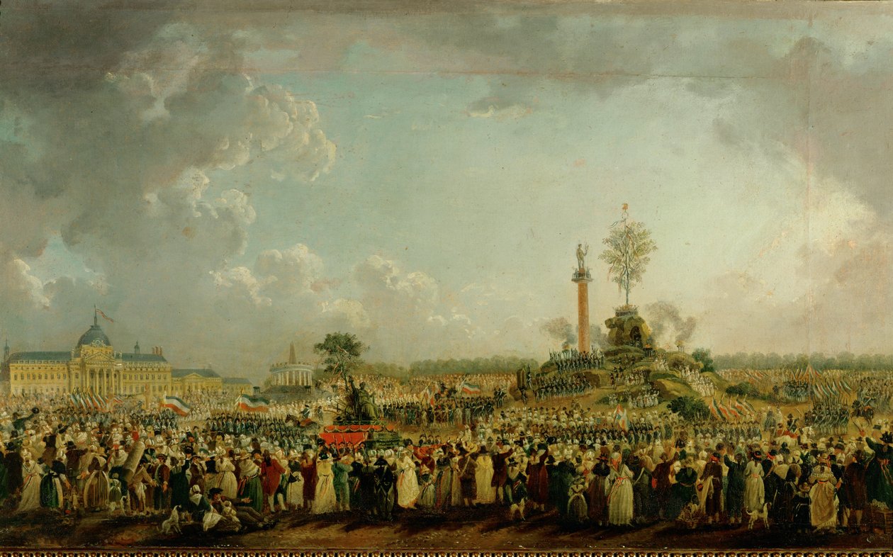 Celebration of the Supreme Being on the Champs de Mars in Paris on 20 Prairial, Year 11 by Pierre Antoine (attr. to) Demachy