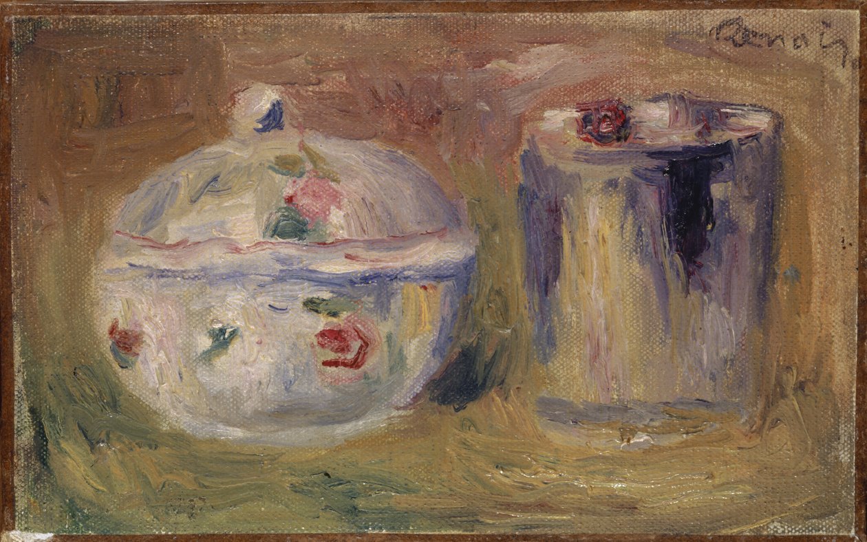 Sugar Bowl and Beaker, c.1900 by Pierre Auguste Renoir