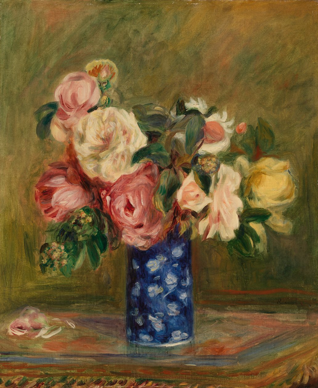 Bouquet of Roses by Pierre-Auguste Renoir