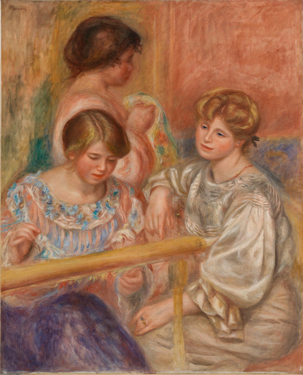 Embroiderers by Pierre-Auguste Renoir