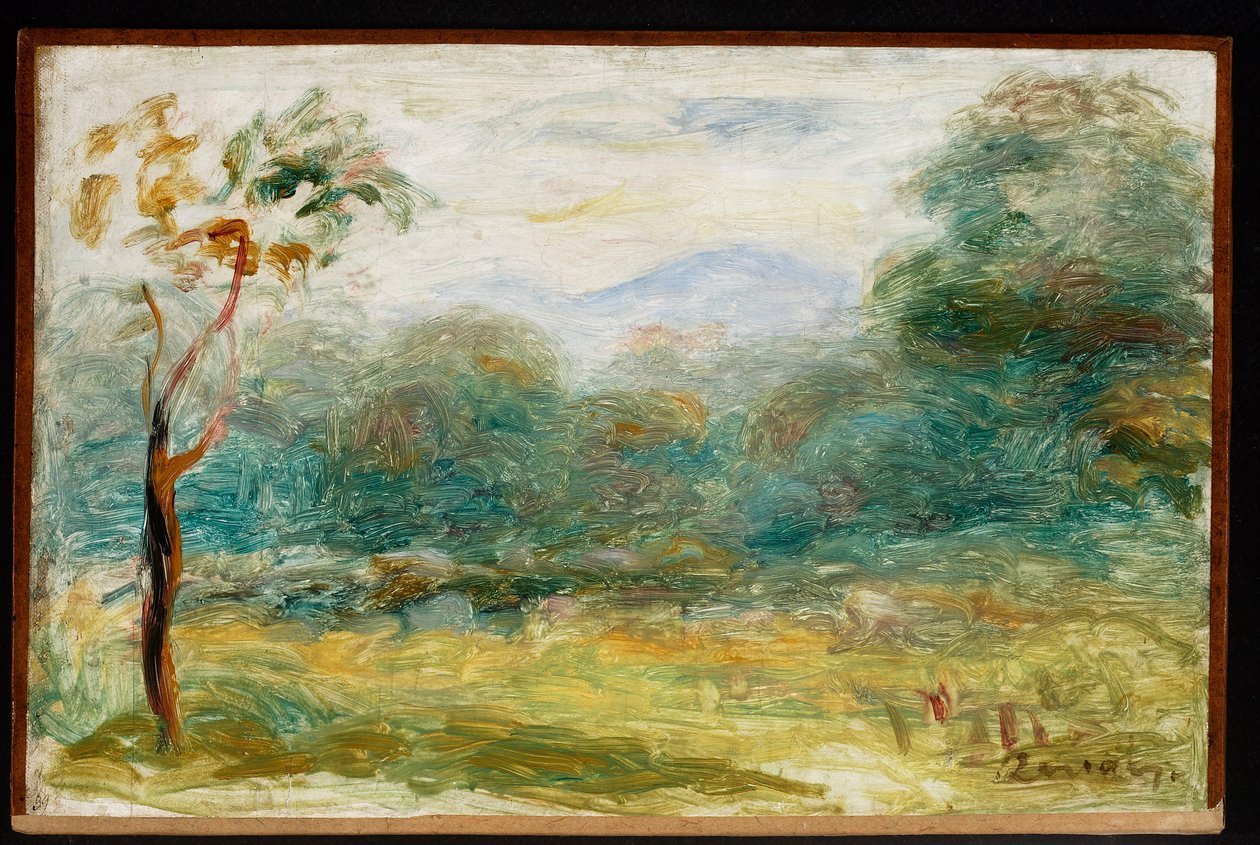Landscape from Southern France (Cagnes-sur-Mer) by Pierre-Auguste Renoir