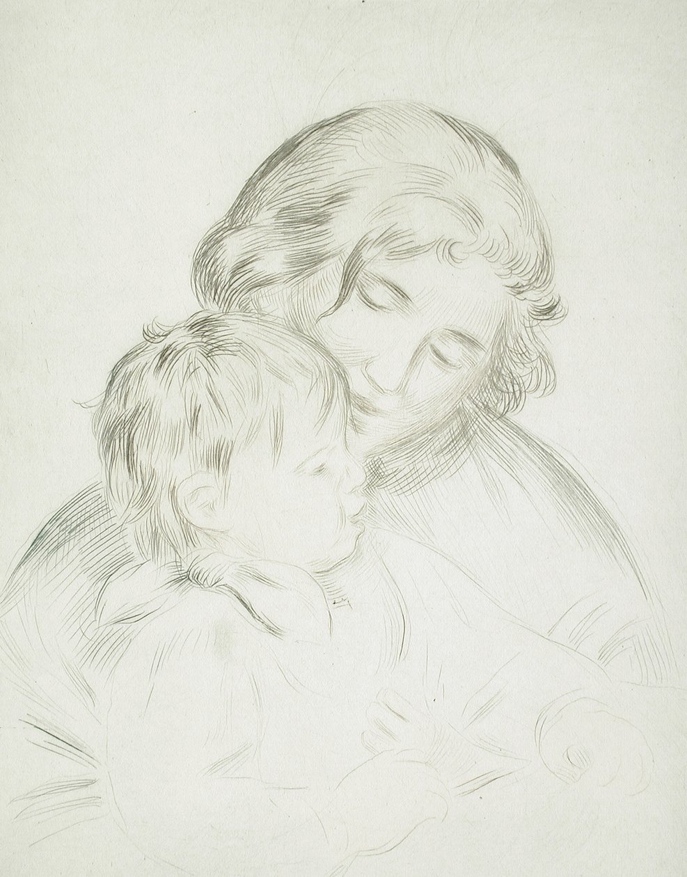 Mother and Child (Jean Renoir) by Pierre-Auguste Renoir