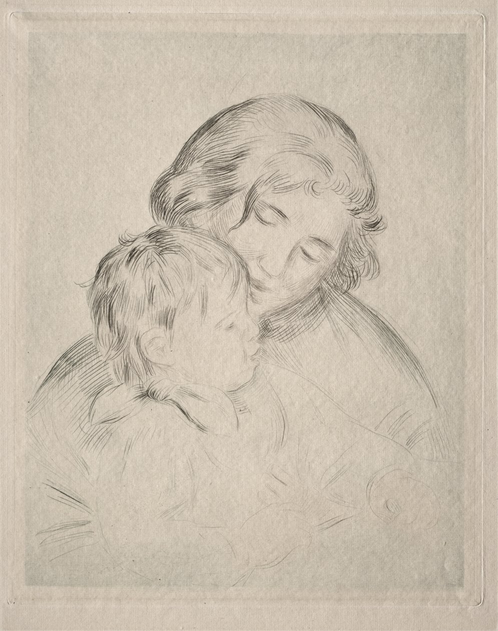 Mother and Child by Pierre-Auguste Renoir