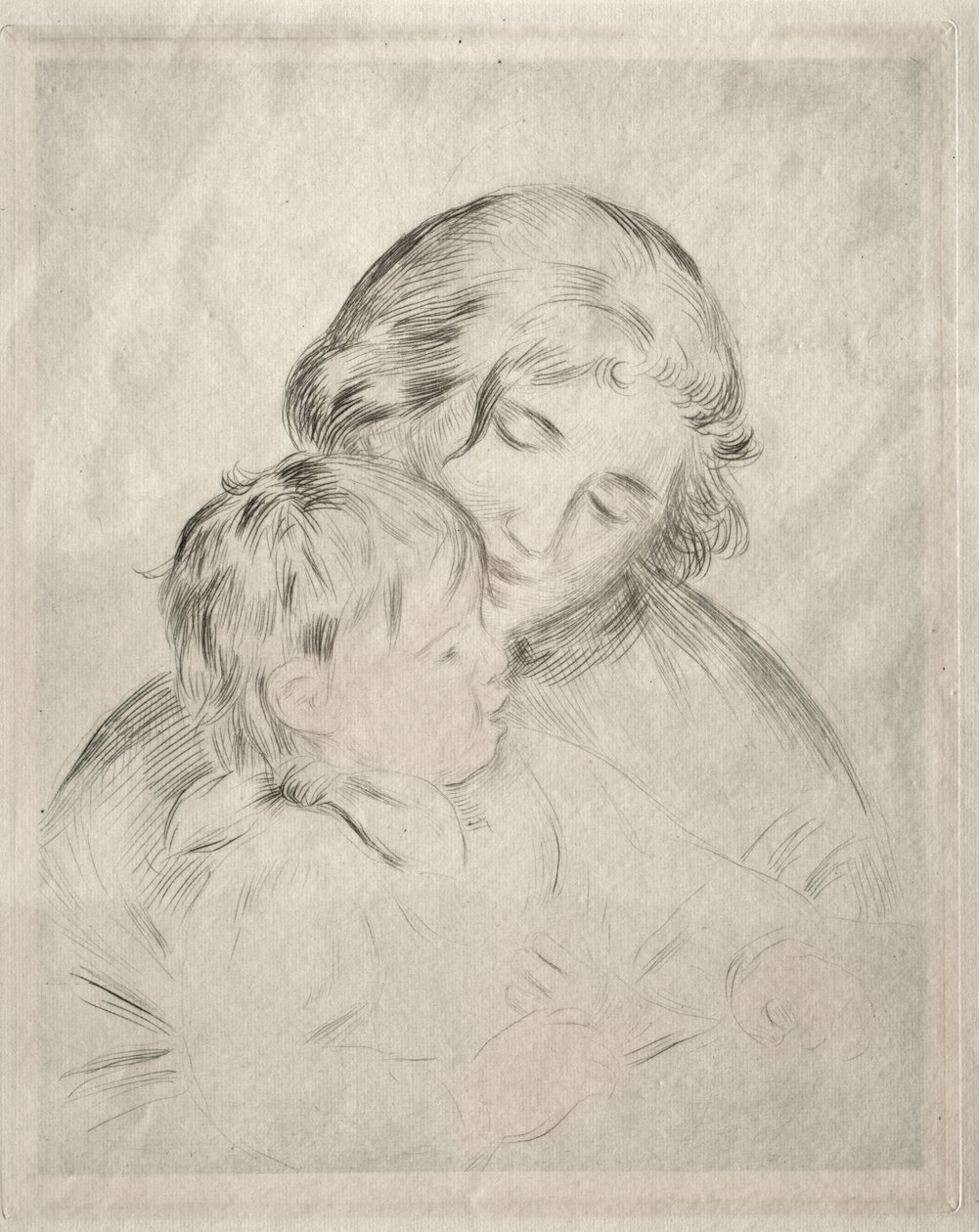 Mother and Child by Pierre-Auguste Renoir