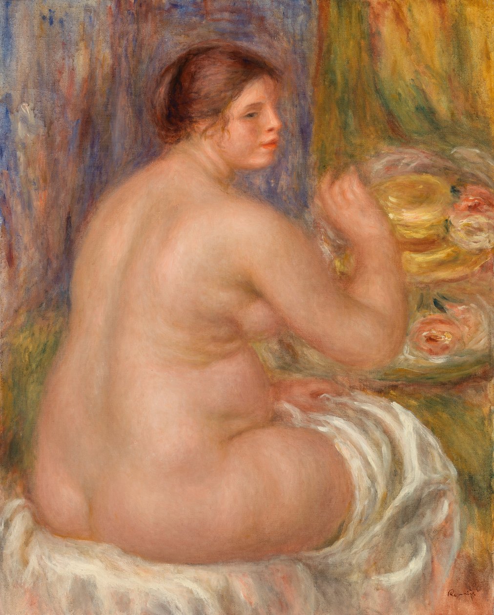 Nude from the Back, Nu de dos by Pierre-Auguste Renoir