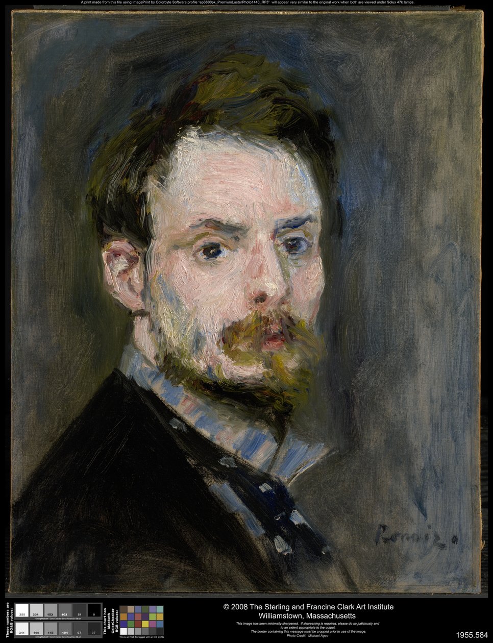 Self-Portrait by Pierre-Auguste Renoir