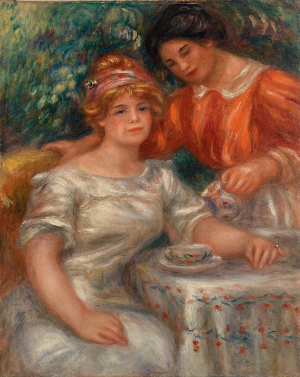 Tea Time by Pierre-Auguste Renoir