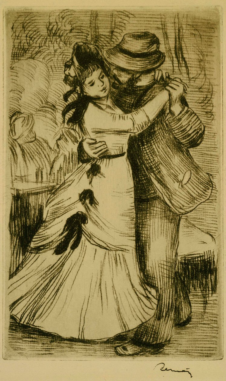 The Dance in the Country by Pierre-Auguste Renoir