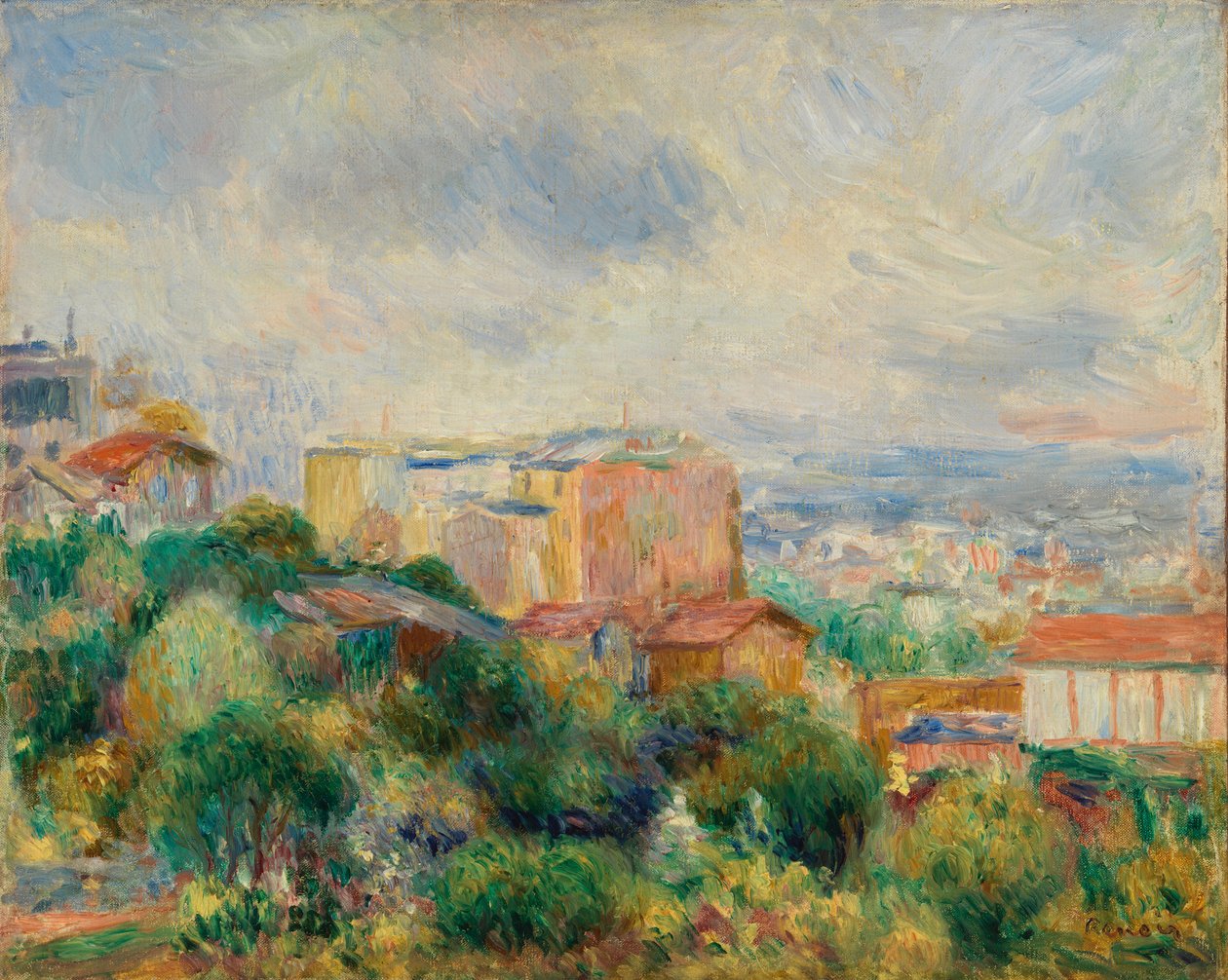 View From Montmartre by Pierre-Auguste Renoir
