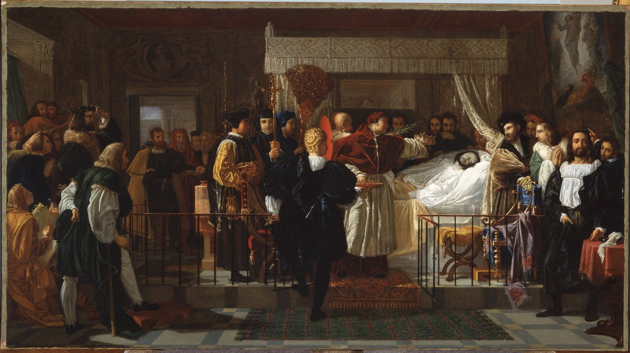 Honors Rendered to Raphael on His Deathbed by Pierre Nolasque Bergeret