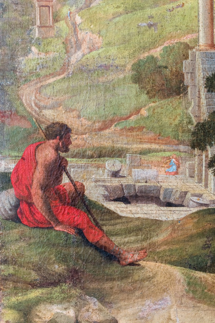 Landscape with ancient ruins by Pierre (1612-88) Lemaire
