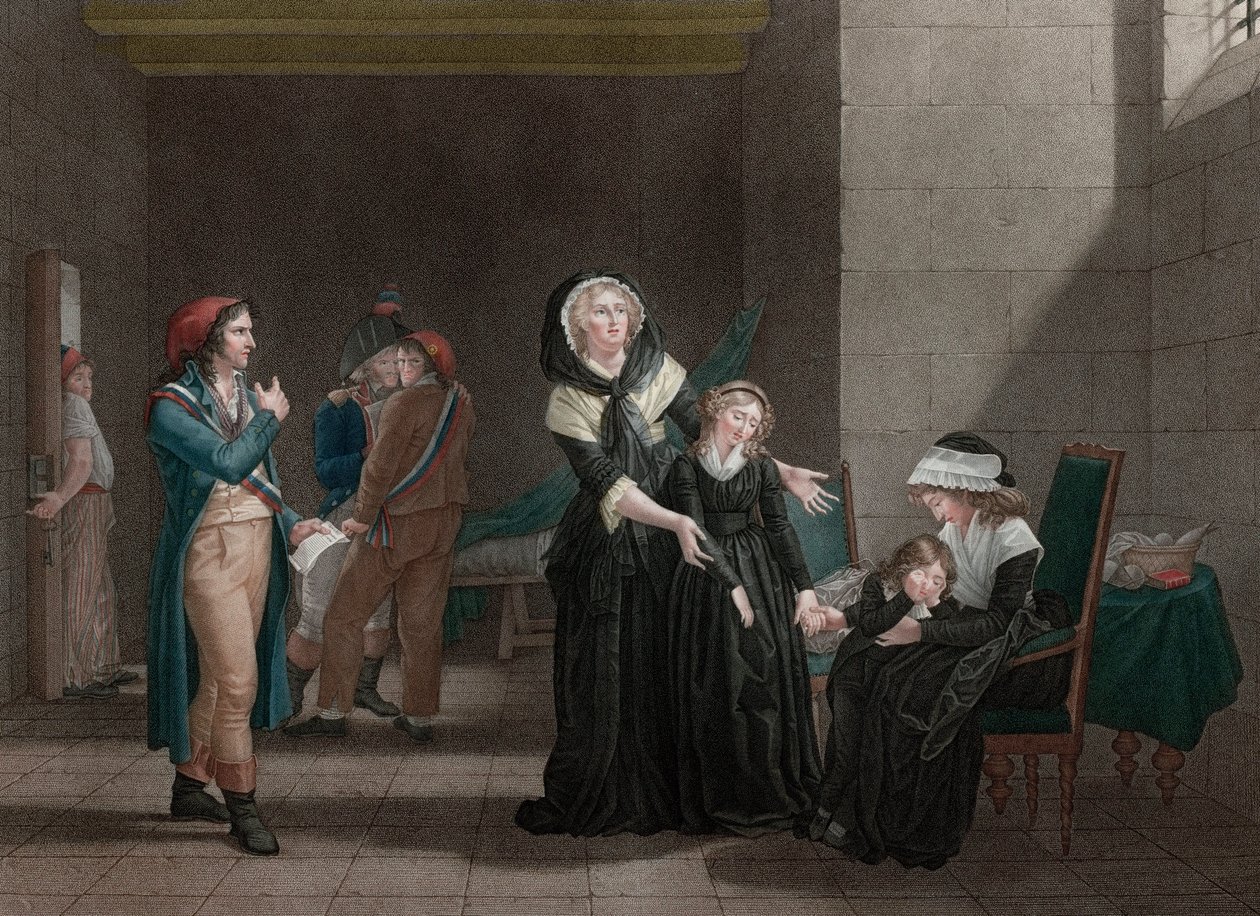 Departure of the Queen for the Concierge, August 2 by Pierre (after) Bouillon