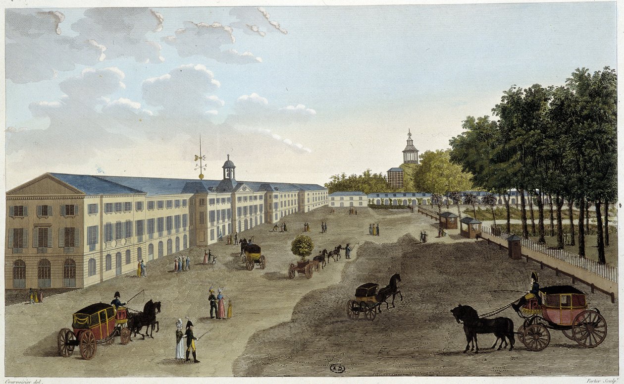 View of the new gallery of the natural history cabinet of the Jardin des Plantes - in 