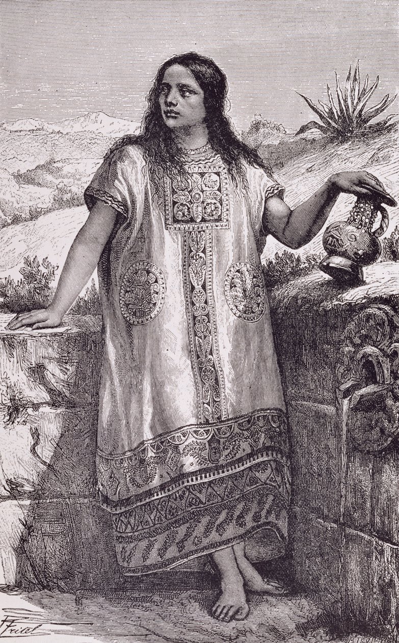 Young Toltec Girl, from 