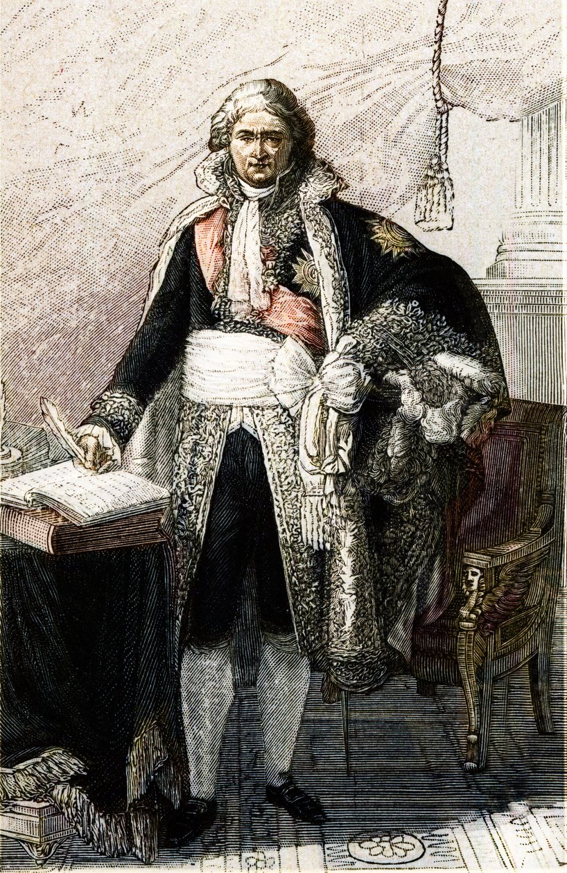 Portrait of Jean Etienne Marie Portalis. French jurist and politician (1746-1807) based on Pierre Gautherot