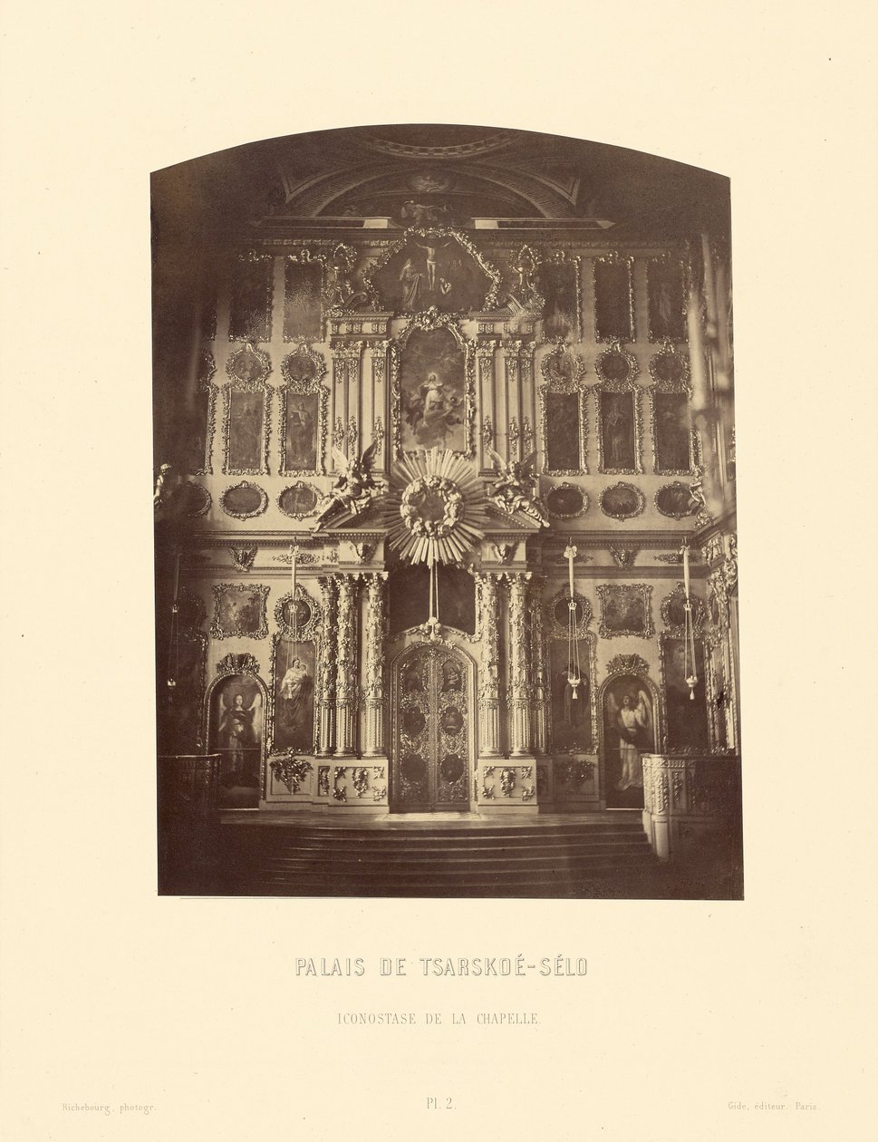 Palace of Tsarskoe-Selo, Iconostasis of the Chapel by Pierre Ambrose Richebourg