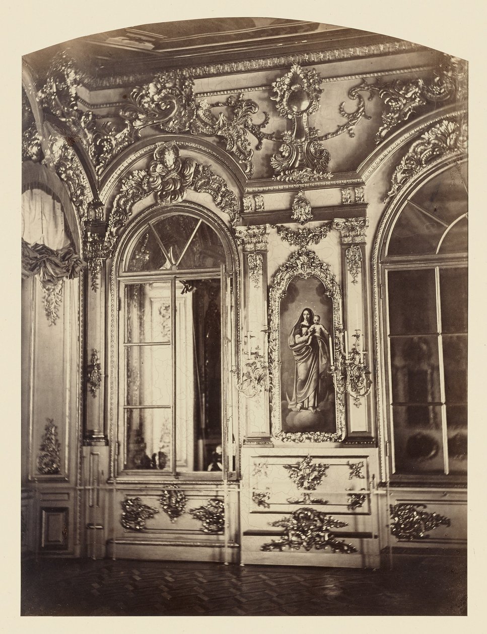 Tsarskoe-Selo Palace, Imperial Chapel Tribune by Pierre Ambrose Richebourg