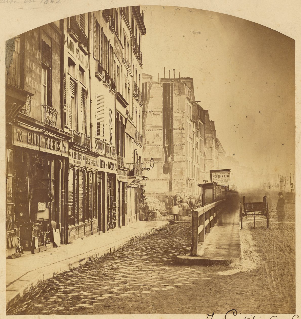 Paris Street Scene by Pierre Ambrose Richebourg