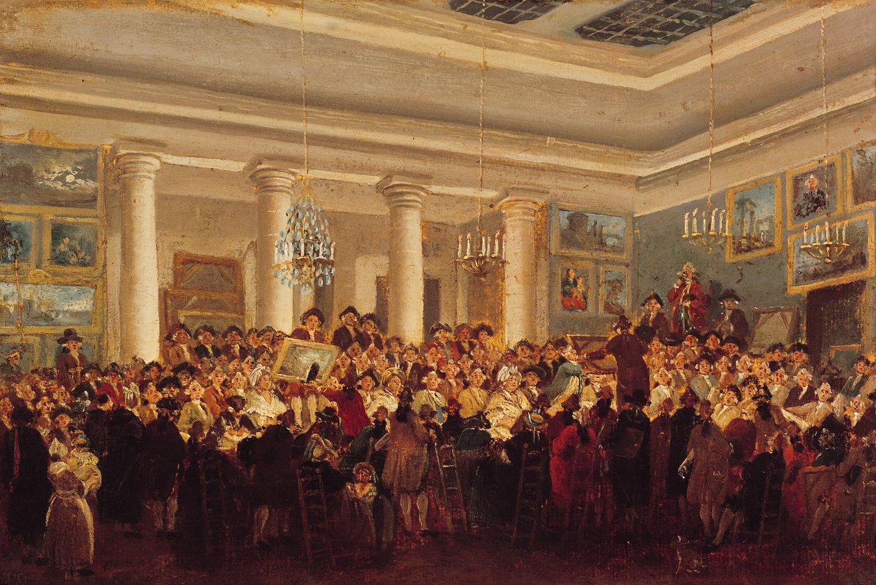 Public Sale at the Hotel Bullion by Pierre Antoine Demachy