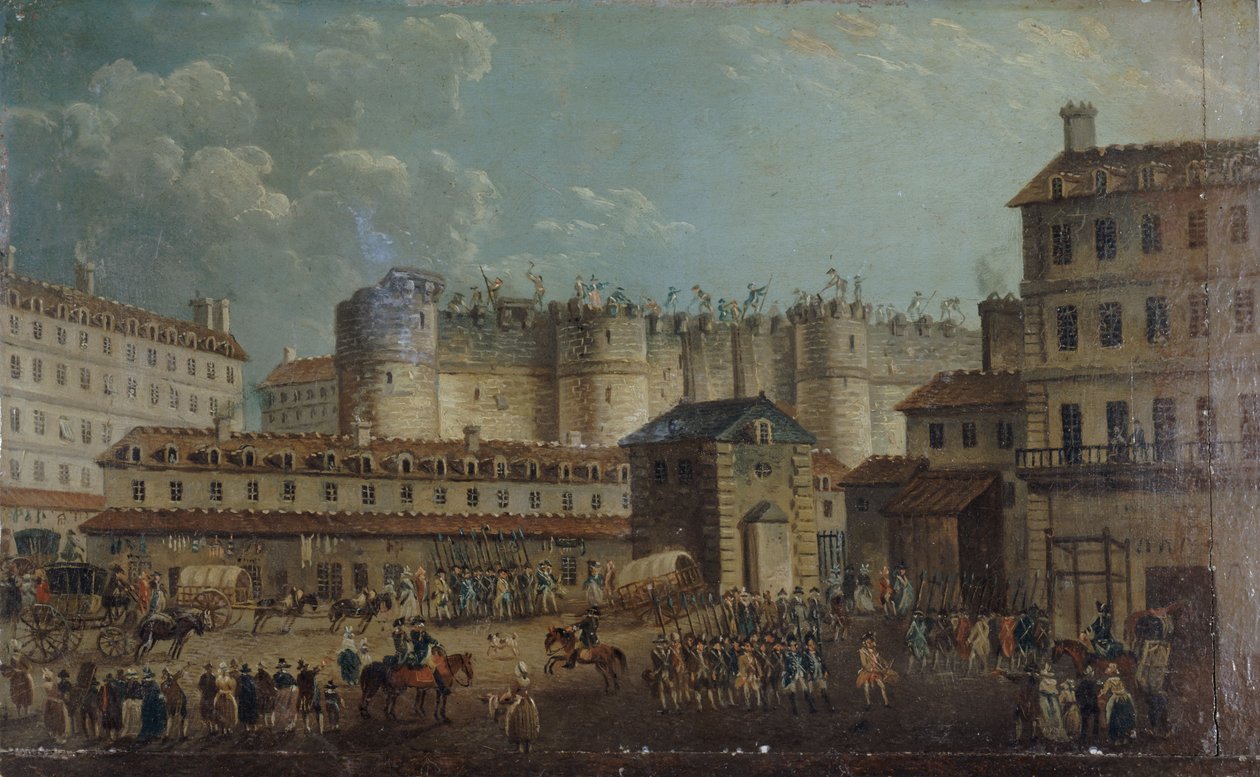 The Storming of the Bastille on 14 July 1789 by Pierre Antoine Demachy
