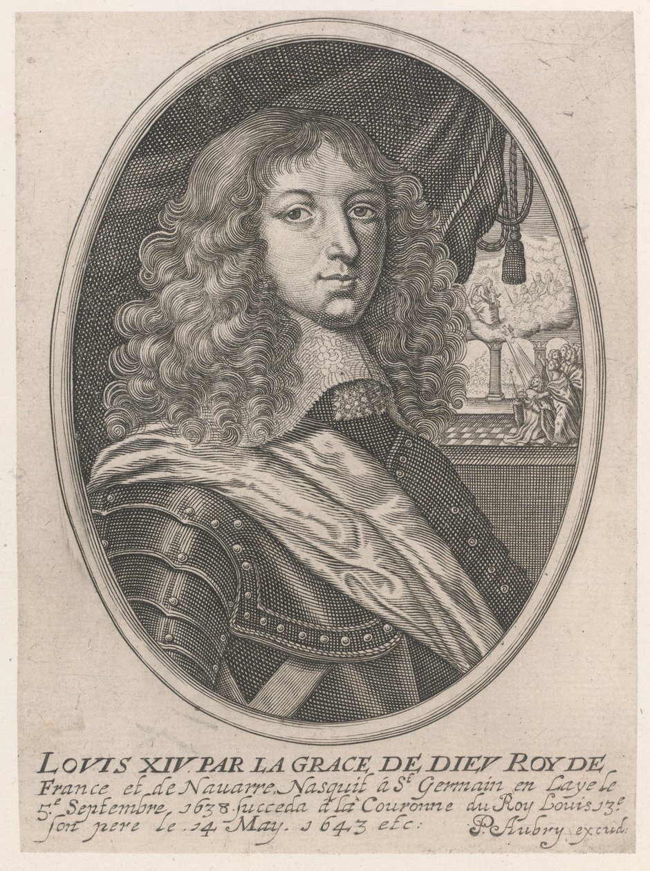 Portrait of Louis XIV by Pierre Aubry