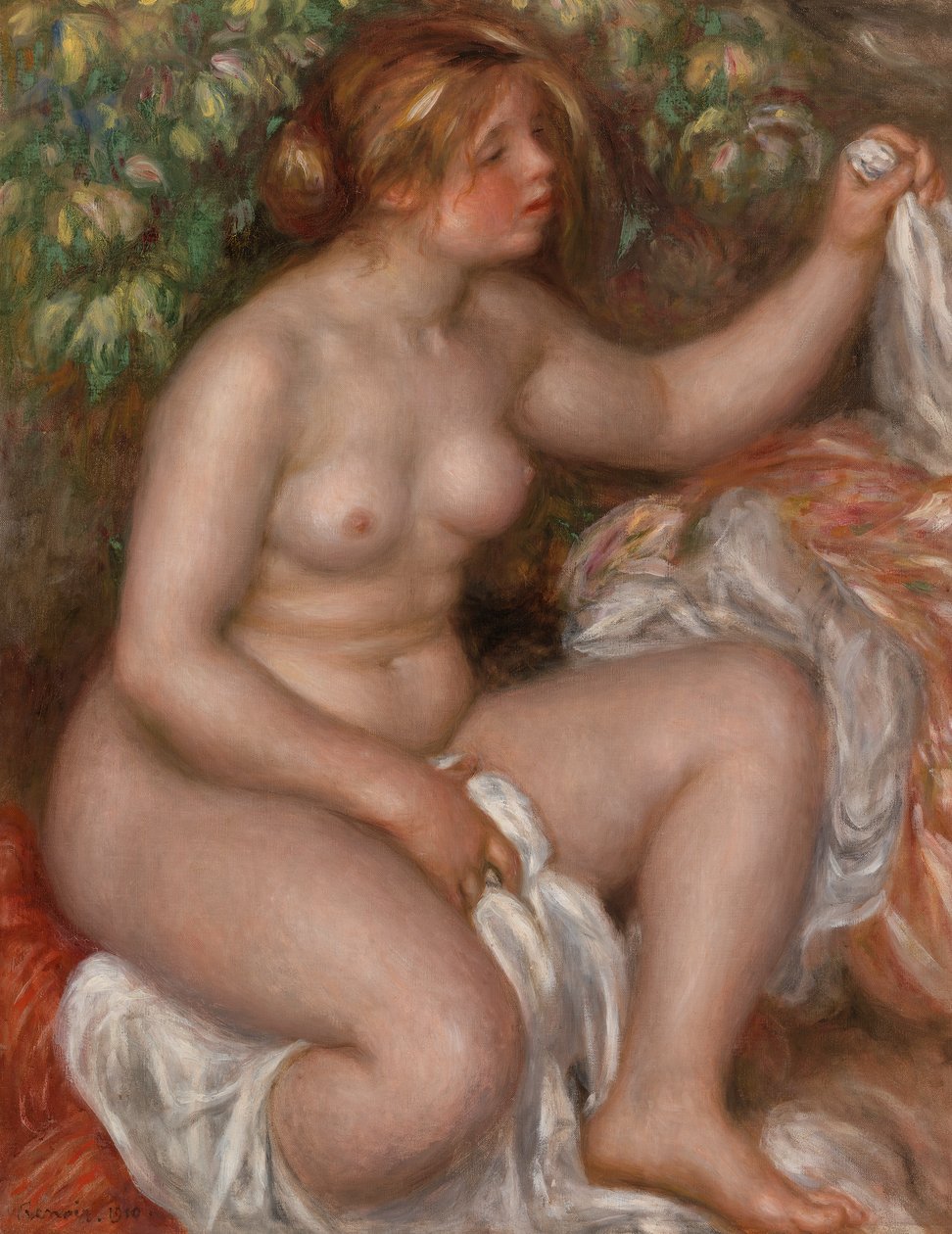After the Bath by Pierre Auguste Renoir
