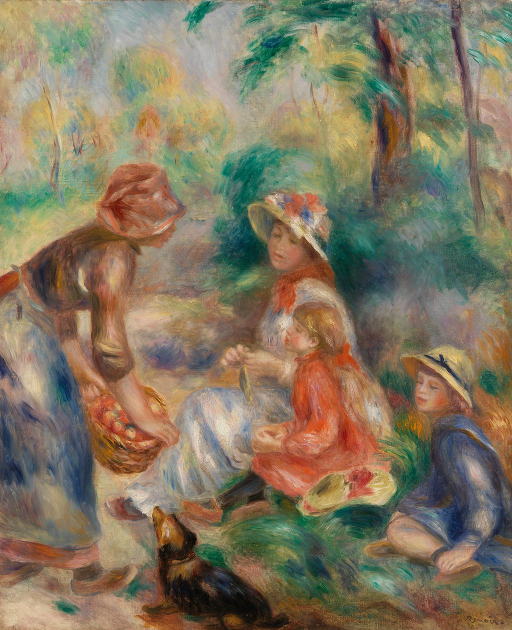 Apple Vendor by Pierre Auguste Renoir