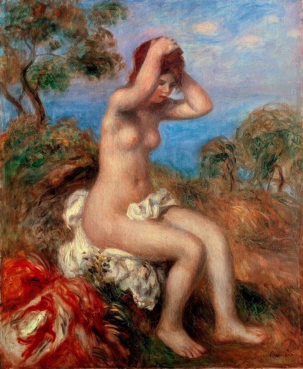Bathing Girl by Pierre Auguste Renoir