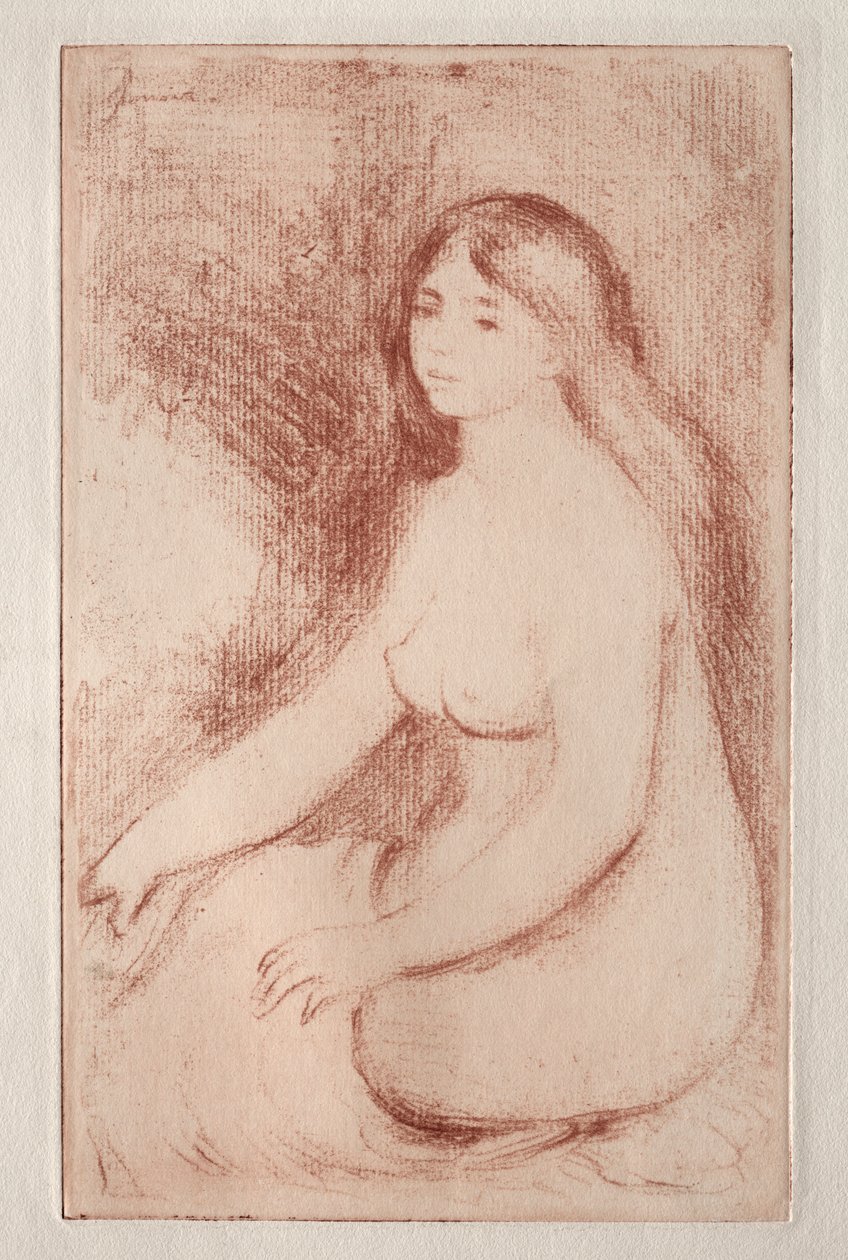 Seated Bather, c. 1905 by Pierre Auguste Renoir
