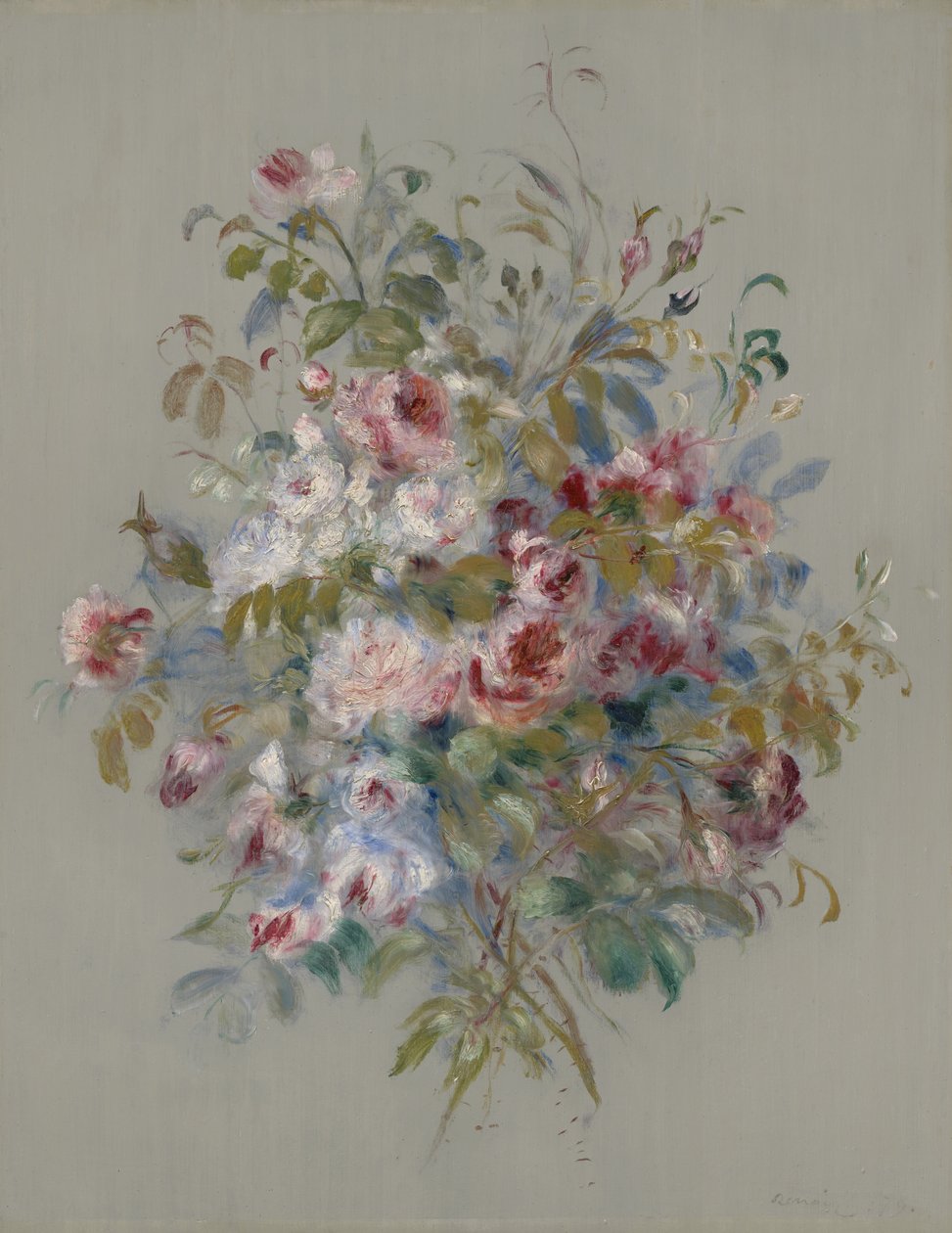 Bouquet of Roses, 1879 by Pierre Auguste Renoir