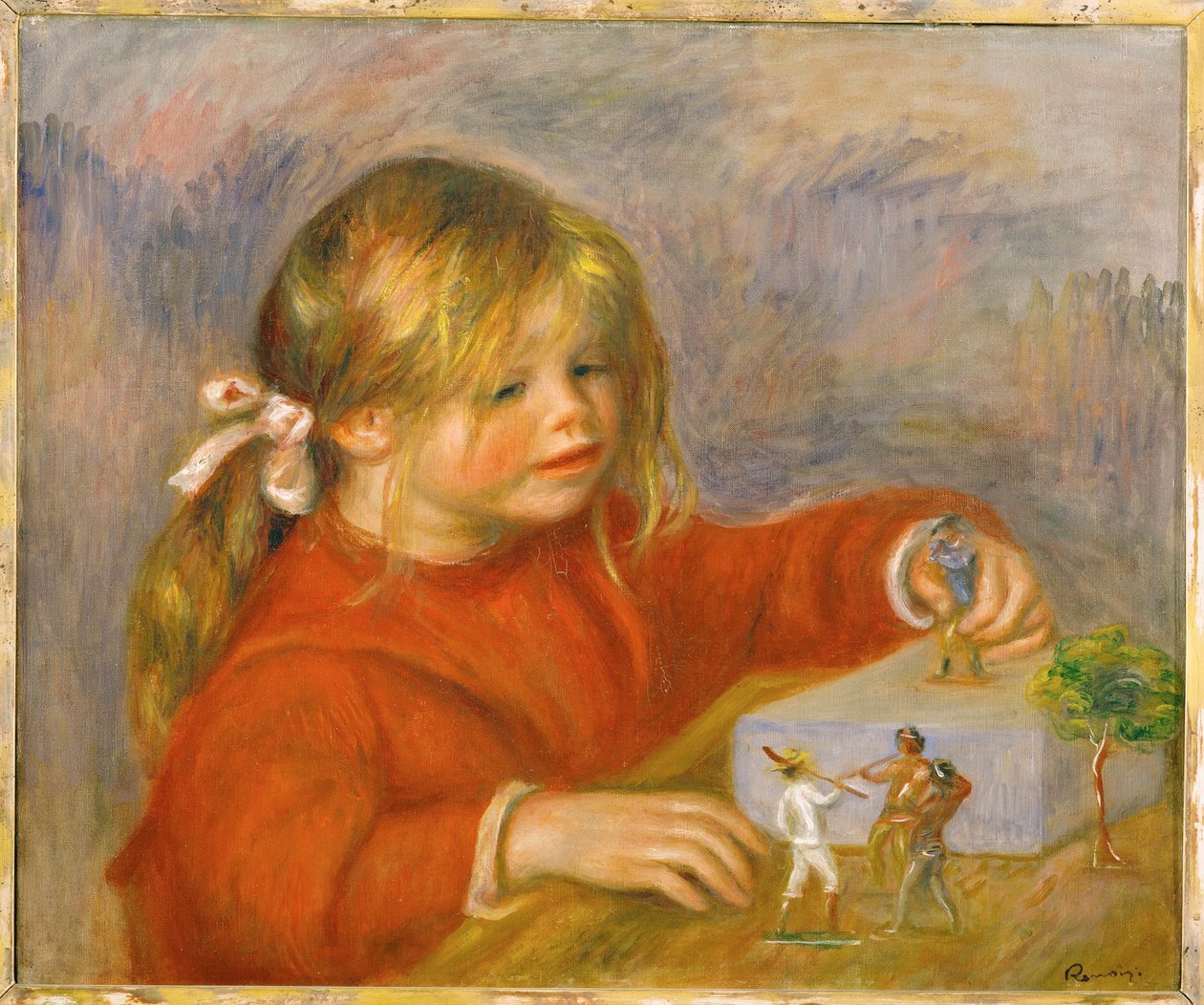 Claude Renoir, Playing by Pierre Auguste Renoir