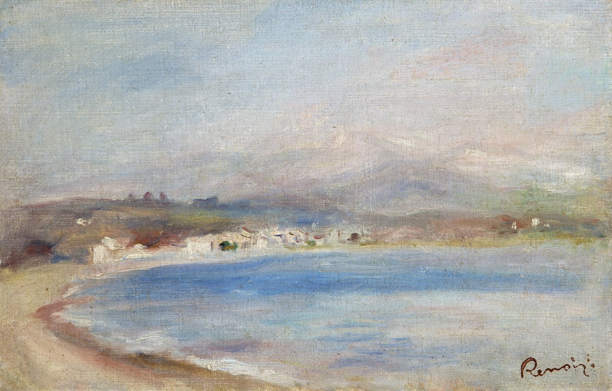 Cros de Cagnes, Sea, Mountains, c.1910 by Pierre Auguste Renoir