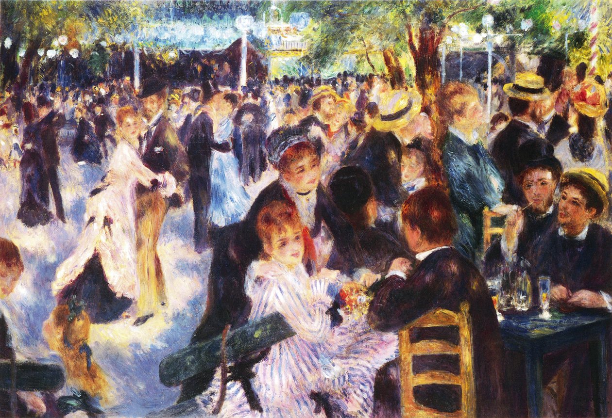 Dance at the Moulin de la Galette by Pierre Auguste Renoir