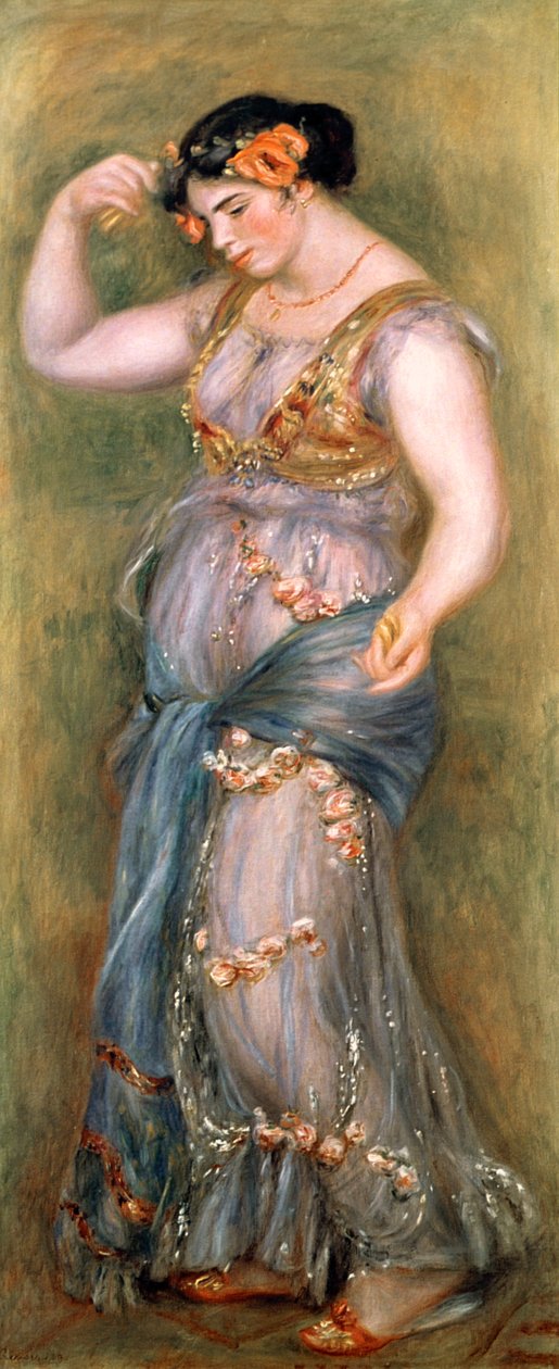 Dancing Girl with Castanets, 1909 by Pierre Auguste Renoir