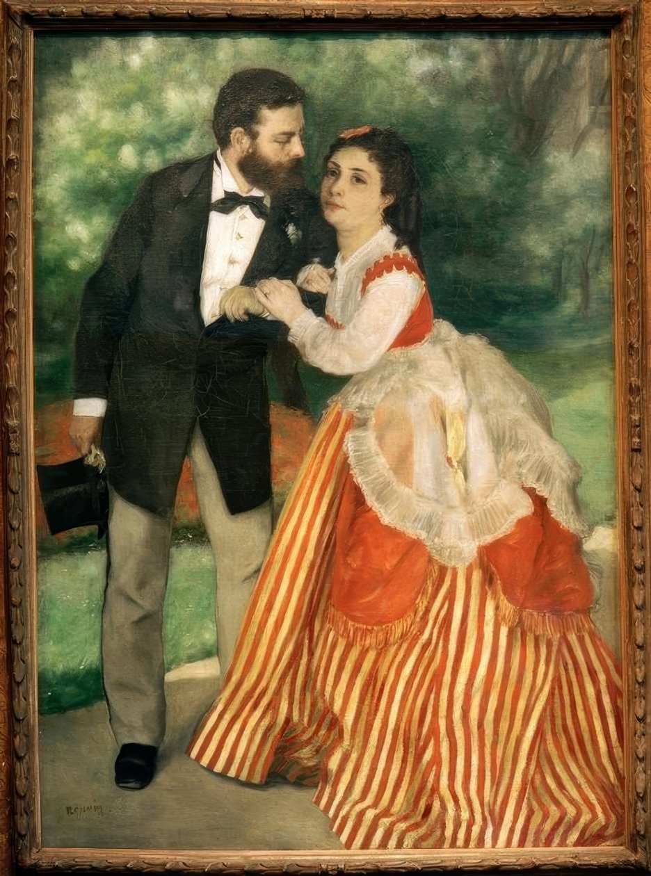 The Sisley Couple by Pierre Auguste Renoir