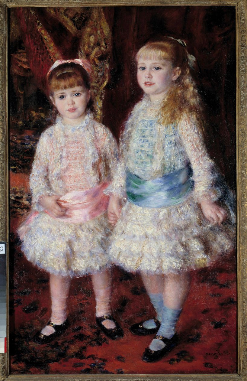 Full Portrait of the Cahen Dem by Pierre Auguste Renoir