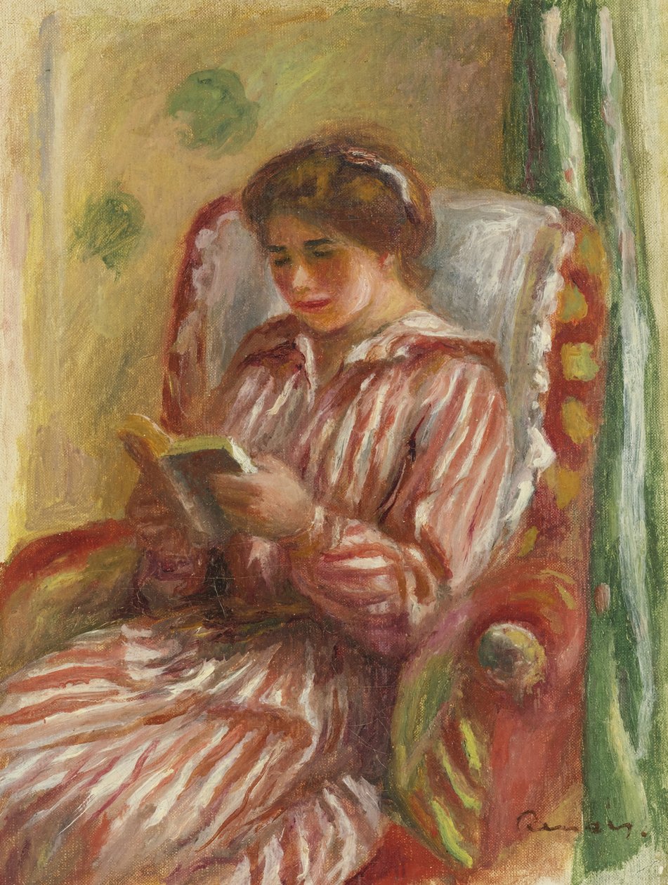 Gabrielle Reading by Pierre Auguste Renoir