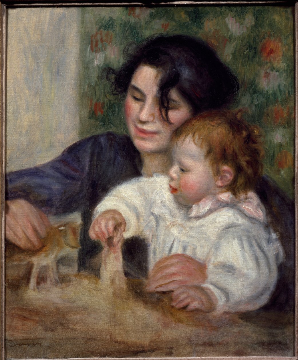 Gabrielle et Jean - Portrait of the son of the painter, Jean Renoir by Pierre Auguste Renoir