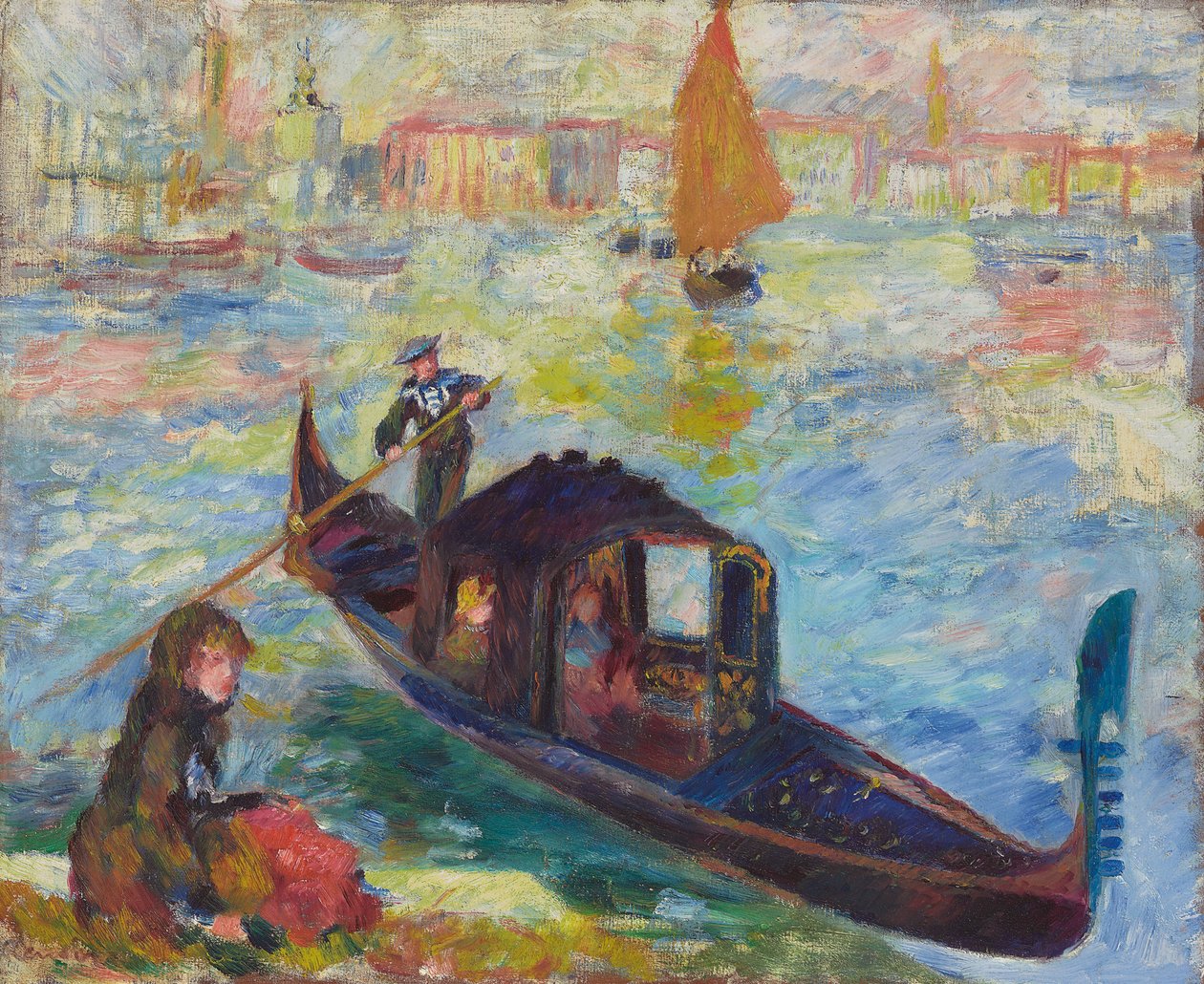 Gondola, Venice by Pierre Auguste Renoir