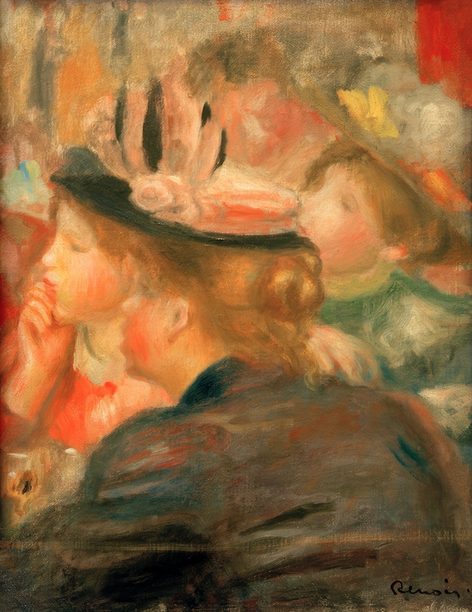 At the Theater by Pierre Auguste Renoir