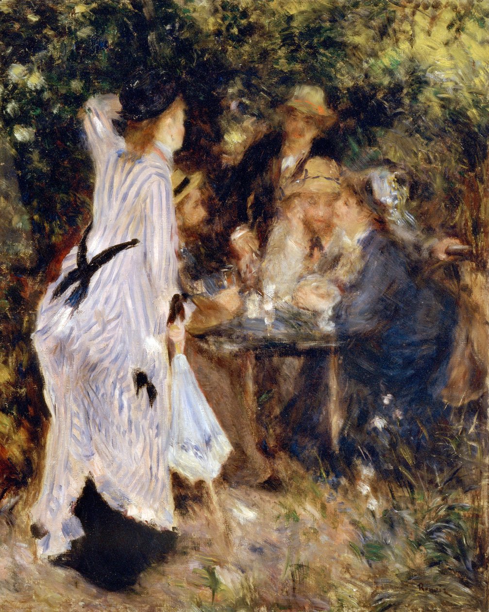 In the Garden (Au Jardin du Moulin de la Galette), 1876 by Pierre Auguste Renoir