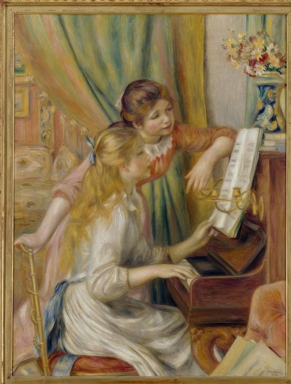 Young Girls at the Piano by Pierre Auguste Renoir