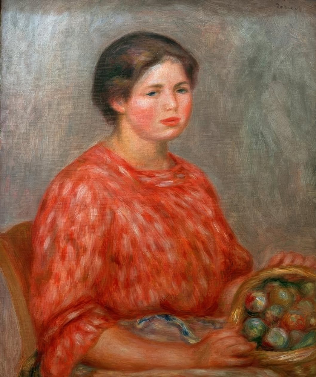 The Fruit Seller by Pierre Auguste Renoir