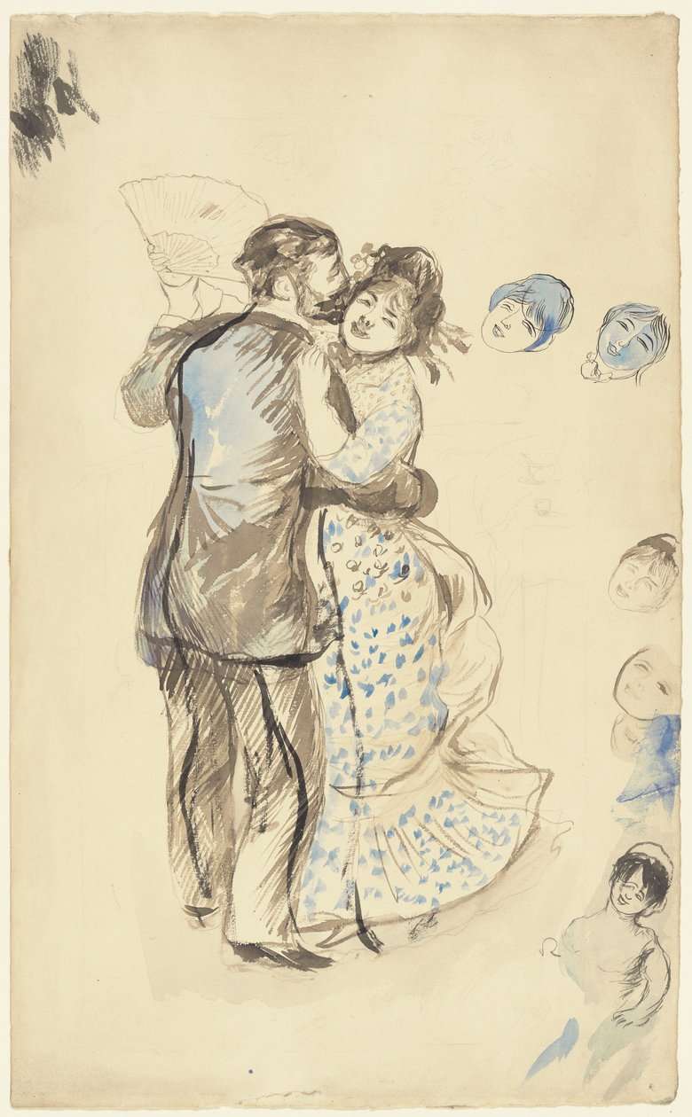 The Dance in the Country by Pierre Auguste Renoir