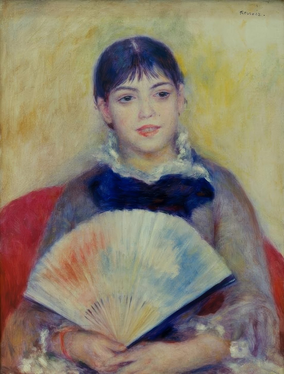 The Woman with the Fan by Pierre Auguste Renoir