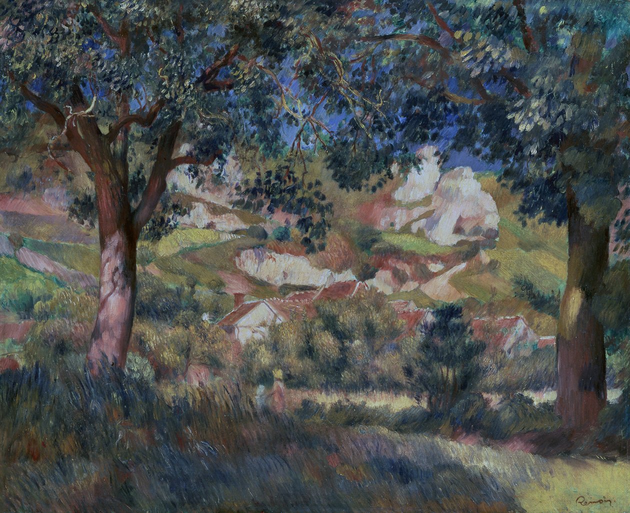Landscape at La Roche Guyon by Pierre Auguste Renoir