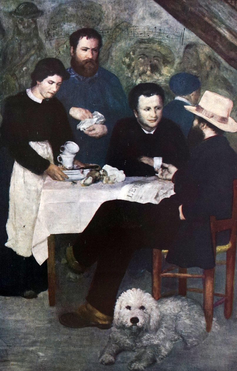 The Cabaret of Mother Antony Bourron-Marlotte by Pierre Auguste Renoir
