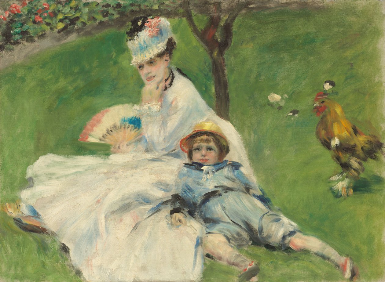 Madame Monet and Her Son by Pierre Auguste Renoir